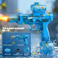 HUIQIBAO New Electric Water Gun with Rapid-Fire Function Children'S Water Gun with Flashing Lights Electric Water Gun Toy