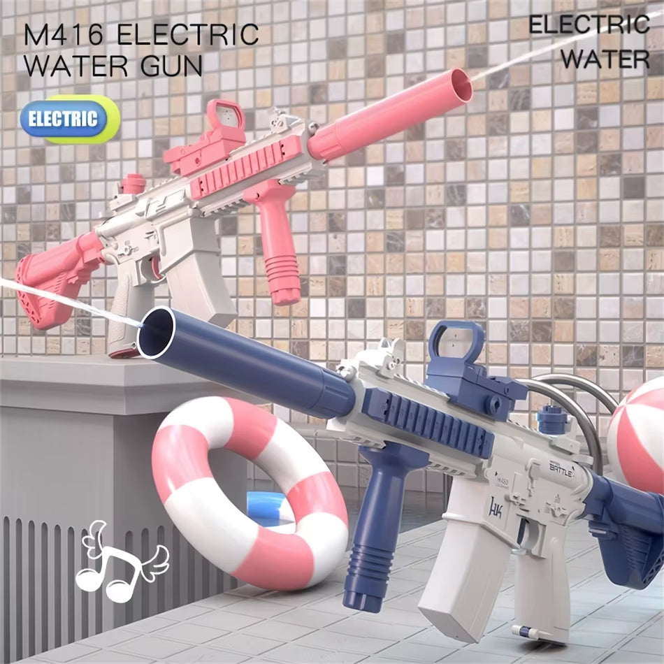 Automatic Summer Electric Toy Water Gun Large-Capacity Water Gun Beach Outdoor Water Fight Swimming Pool Toys Gifts