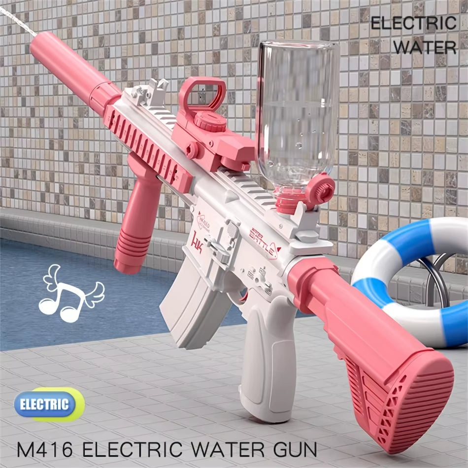 Automatic Summer Electric Toy Water Gun Large-Capacity Water Gun Beach Outdoor Water Fight Swimming Pool Toys Gifts